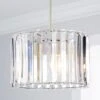 Acrylic Prism Chrome Easy Fit Pendant Shade 2 Acrylic Prism Chrome Easy Fit Pendant Shade -Dunelm 30821939