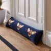 Bees Draught Excluder Navy -Dunelm 30826652
