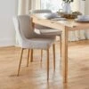 Montreal Set Of 2 Dining Chairs, Natural Fabric 1 Montreal Set Of 2 Dining Chairs, Natural Fabric -Dunelm 30828590