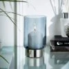 Erin Smoked Candle Holder -Dunelm 30828896