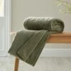 Amelia Recycled Throw, 200cm X 200cm -Dunelm 30829486