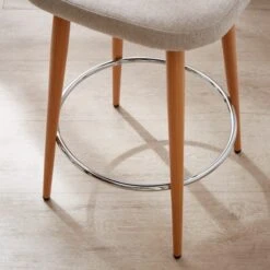 Astrid Counter Height Bar Stool, Fabric -Dunelm 30829683 alt03