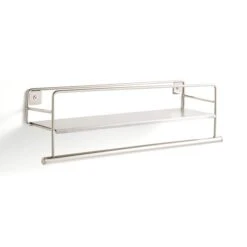 Wall Mounted Storage Towel Rail -Dunelm 30830235 alt02