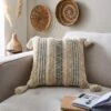 Samara Striped Cushion Cover Natural -Dunelm 30831057