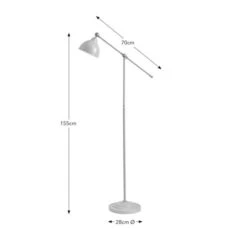 Lever Arm Floor Lamp 24 Lever Arm Floor Lamp -Dunelm 30833989 alt04