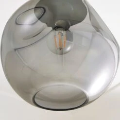 Alexis Smoked Flush Ceiling Light 11 Alexis Smoked Flush Ceiling Light -Dunelm 30834019 alt02