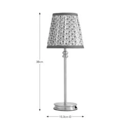 Pride & Joy Candlestick Table Lamp -Dunelm 30834364 alt08