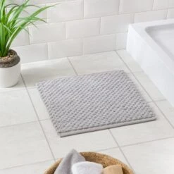 100% Recycled Pebble Shower Bath Mat -Dunelm 30834978