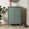 Remi Scalloped Hallway Unit, Lilypad Green -Dunelm 30835276