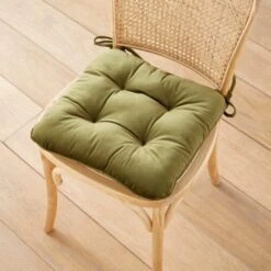 Velour Seat Pad Olive