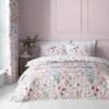 Watercoloured Floral Bedspread 1 Watercoloured Floral Bedspread -Dunelm 30842184