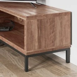 Fulton Open Corner TV Unit Pine For TVs Up To 55" 10 Fulton Open Corner TV Unit Pine For TVs Up To 55" -Dunelm 30843910 alt03