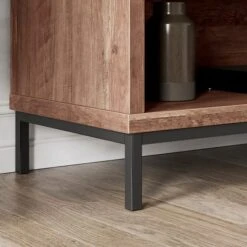 Fulton Open Corner TV Unit Pine For TVs Up To 55" 11 Fulton Open Corner TV Unit Pine For TVs Up To 55" -Dunelm 30843910 alt04