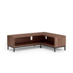 Fulton Open Corner TV Unit Pine For TVs Up To 55" 12 Fulton Open Corner TV Unit Pine For TVs Up To 55" -Dunelm 30843910 alt06