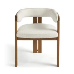 Lovato Dining Chair, Boucle -Dunelm 30857637 alt06
