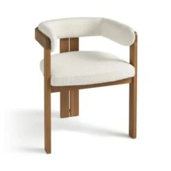 Lovato Dining Chair, Boucle -Dunelm 30857637 alt07