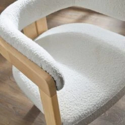 Lovato Dining Chair, Boucle -Dunelm 30857638 alt04