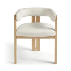 Lovato Dining Chair, Boucle -Dunelm 30857638 alt06