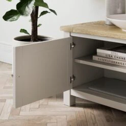 Olney Extra Wide TV Unit For TVs Up To 80" -Dunelm 30861017 alt02