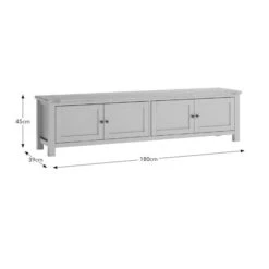 Olney Extra Wide TV Unit For TVs Up To 80" -Dunelm 30861017 alt09