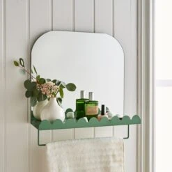 Heart And Soul Scalloped Mirror -Dunelm 30861735