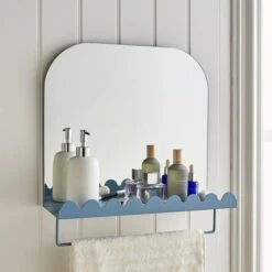 Heart And Soul Scalloped Mirror -Dunelm 30861736