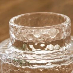 Mottled Glass Tealight Holder -Dunelm 30862148 alt02