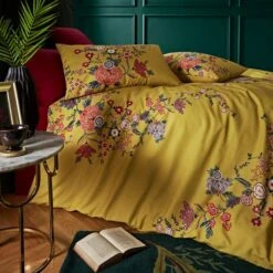 Tiverton Floral Trail Cotton Sateen Duvet Cover And Pillowcase Set 24 Tiverton Floral Trail Cotton Sateen Duvet Cover And Pillowcase Set -Dunelm 30862376 alt03