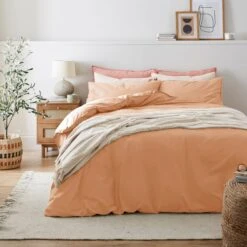 Soft Washed Recycled Cotton Duvet Cover And Pillowcase Set -Dunelm 30862993