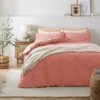 Soft Washed Recycled Cotton Duvet Cover And Pillowcase Set 2 Soft Washed Recycled Cotton Duvet Cover And Pillowcase Set -Dunelm 30863026