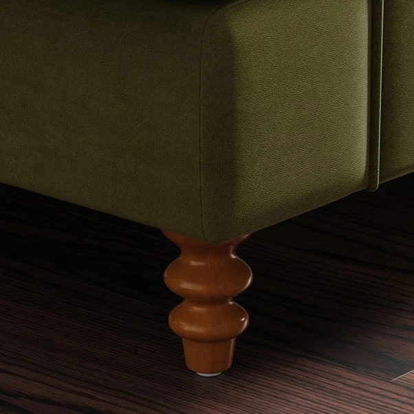 Beatrice Buttoned Velvet 3 Seater Double Sofa Bed 19 Beatrice Buttoned Velvet 3 Seater Double Sofa Bed - Image 17