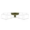 Modular Cruz Velvet Corner Seat -Dunelm 30864270