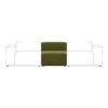 Modular Cruz Velvet Armless Seat -Dunelm 30864273