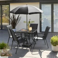 6 Piece Garden Dining Set 39 6 Piece Garden Dining Set -Dunelm 30864291