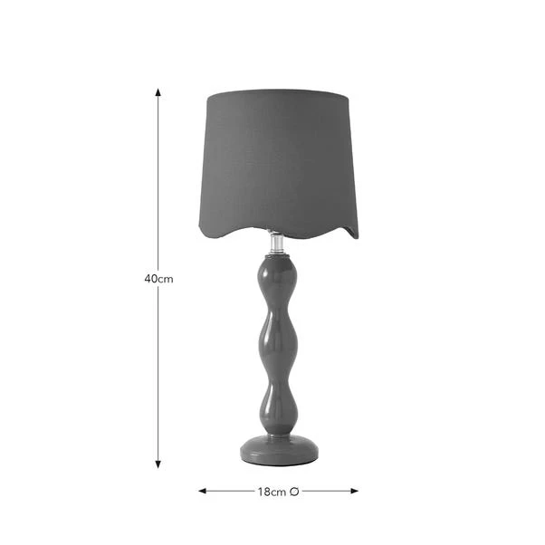 Elsie Tall Scalloped Table Lamp 12 Elsie Tall Scalloped Table Lamp - Image 10