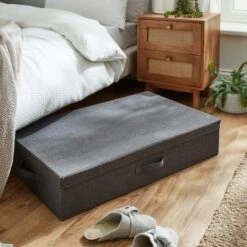 Fabric Underbed Storage Box 27 Fabric Underbed Storage Box -Dunelm 30866929