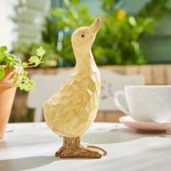 Resin Indoor Outdoor Duckling Ornament