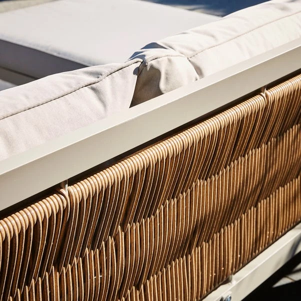 Compact Natural Corner Sofa Lounger Set 5 Compact Natural Corner Sofa Lounger Set - Image 3