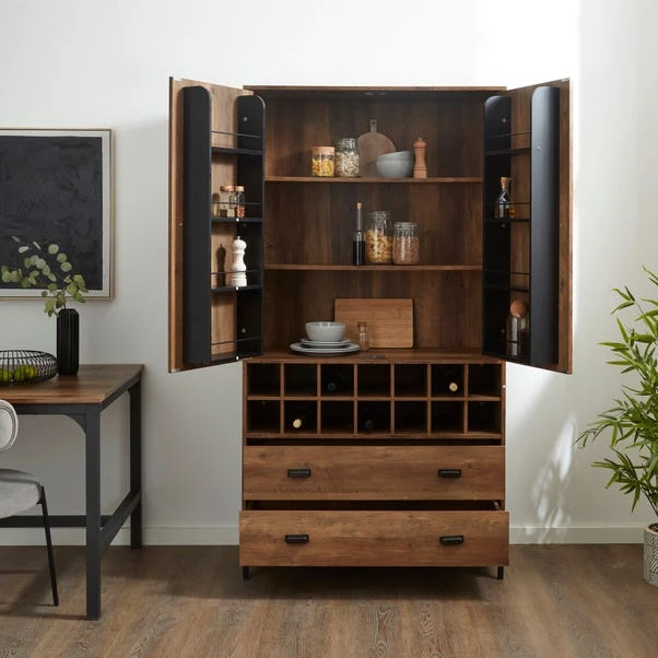 Fulton Kitchen Larder Unit, Pine Effect 3 Fulton Kitchen Larder Unit, Pine Effect