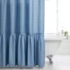 Heart And Soul Frill Long Shower Curtain -Dunelm 30867887