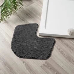 Mini Bobble L Shape Bath Mat -Dunelm 30867966