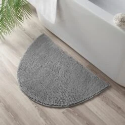 Mini Bobble Semi Circle Bath Mat 32 Mini Bobble Semi Circle Bath Mat -Dunelm 30867972