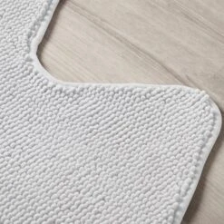 Mini Bobble L Shape Bath Mat -Dunelm 30867974 alt01