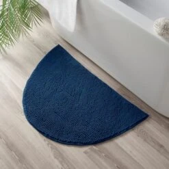 Mini Bobble Semi Circle Bath Mat 26 Mini Bobble Semi Circle Bath Mat -Dunelm 30867980