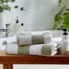Checkerboard Cotton Towel -Dunelm 30868019