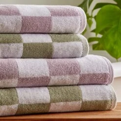 Checkerboard Cotton Towel -Dunelm 30868019 alt03