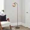 Molecular Industrial Metal Floor Lamp -Dunelm 30868888