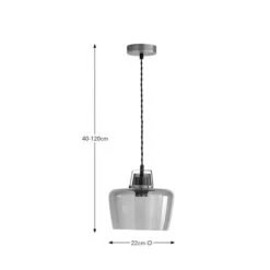 Auburn Ceiling Light -Dunelm 30868911 alt08