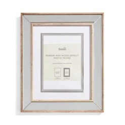 Mirror And Wood Effect Photo Frame -Dunelm 30868967 alt03