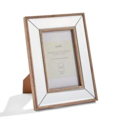 Mirror And Wood Effect Photo Frame -Dunelm 30868972 alt02
